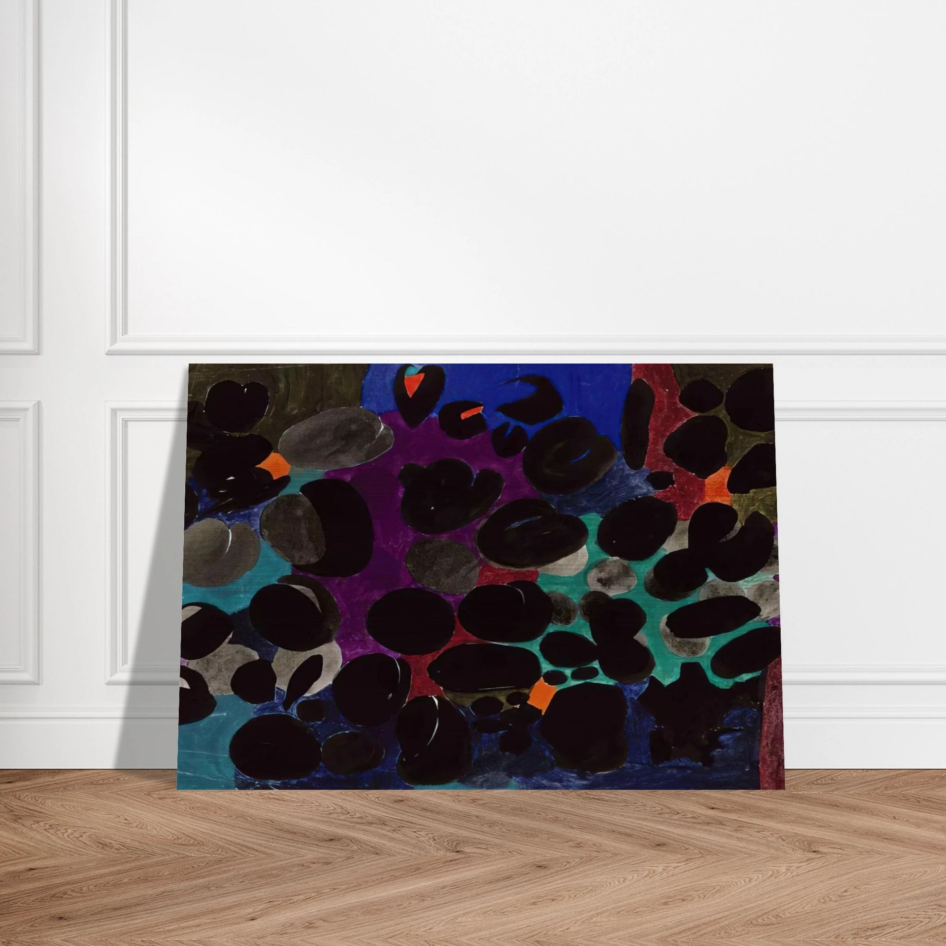 Plumen - Abstract Art - Johannes Itten Brushed Aluminum Print - 70x100 cm / 28x40 inches | Johannes Itten Aluminum Print | Johannes Itten Prints