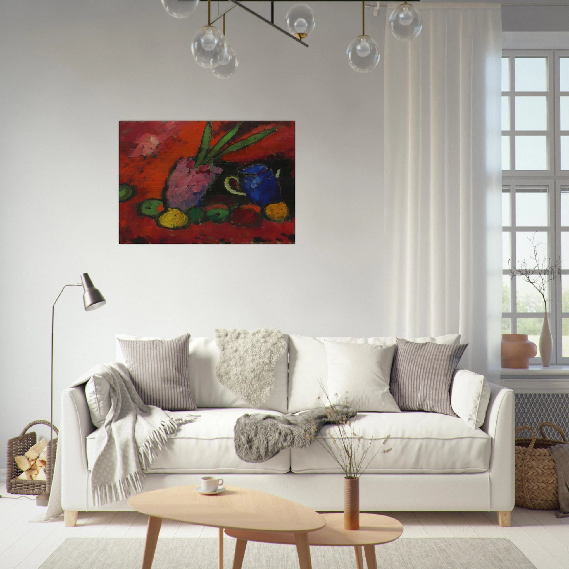 STILL LIFE 1912 - Alexej von Jawlensky Brushed Aluminum Print - 70x100 cm / 28x40 inches | Alexej von Jawlensky Aluminum Print | Alexej von Jawlensky Prints