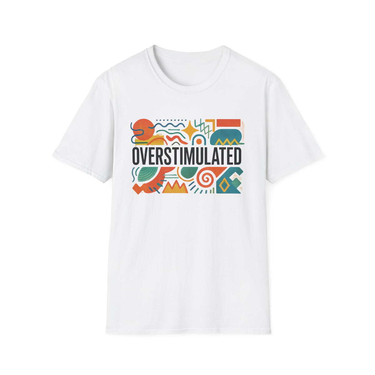 Überreiztes T-Shirt für Mama | Lustiges müdes Mama-Shirt | Weirdcore-Kleidung | Gen-Z-Humor-T-Shirt | Erschöpftes, aber ästhetisches T-Shirt