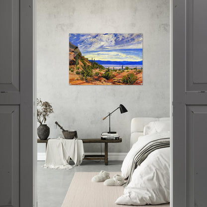 WASHOE WICKIUP 1919 - Maynard Dixon Acrylic Print - 70x100 cm / 28x40″ inches | Maynard Dixon Wall Art | Maynard Dixon Prints