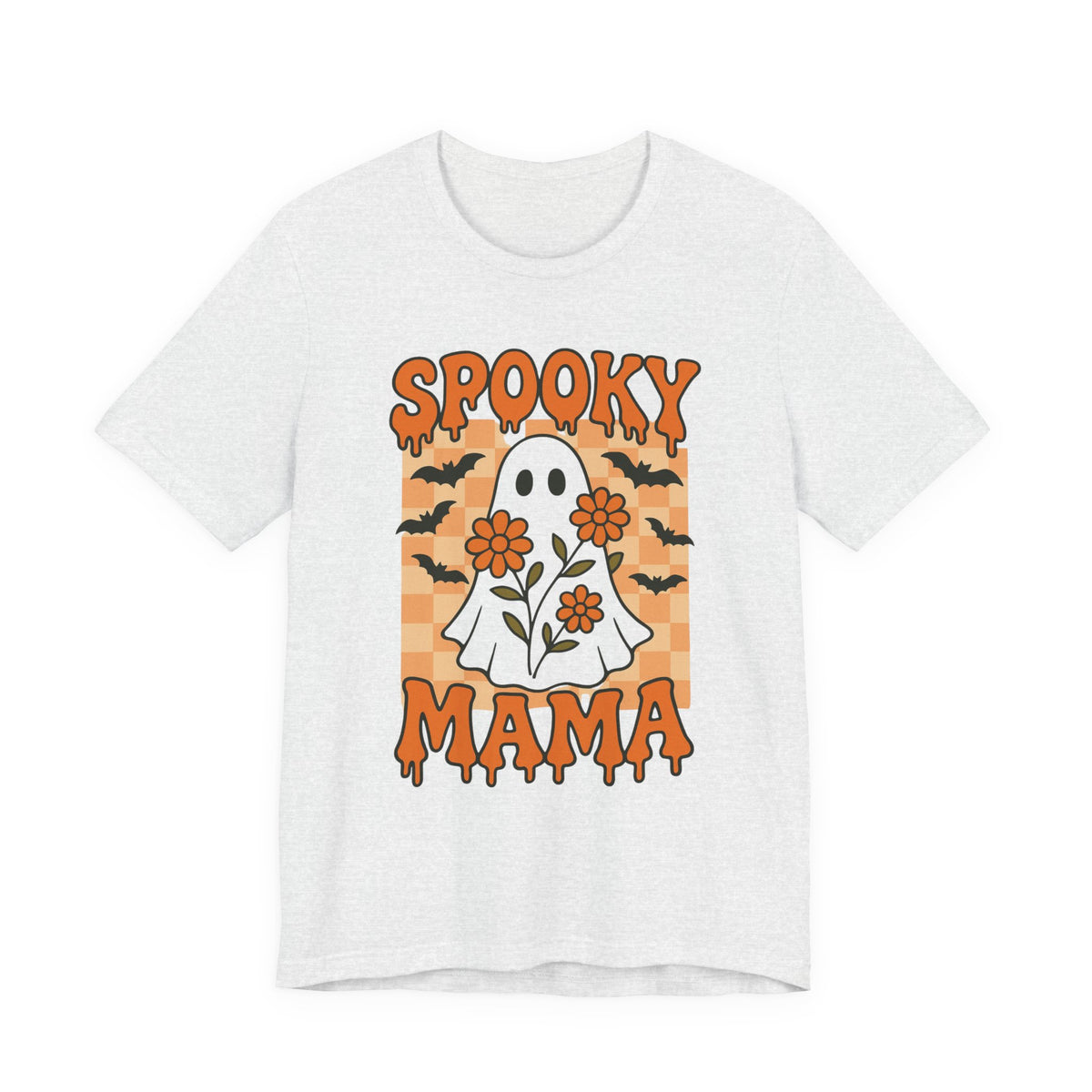 Gruselige Mama, grooviger Vintage-Geist, Halloween, gruselige Mutter