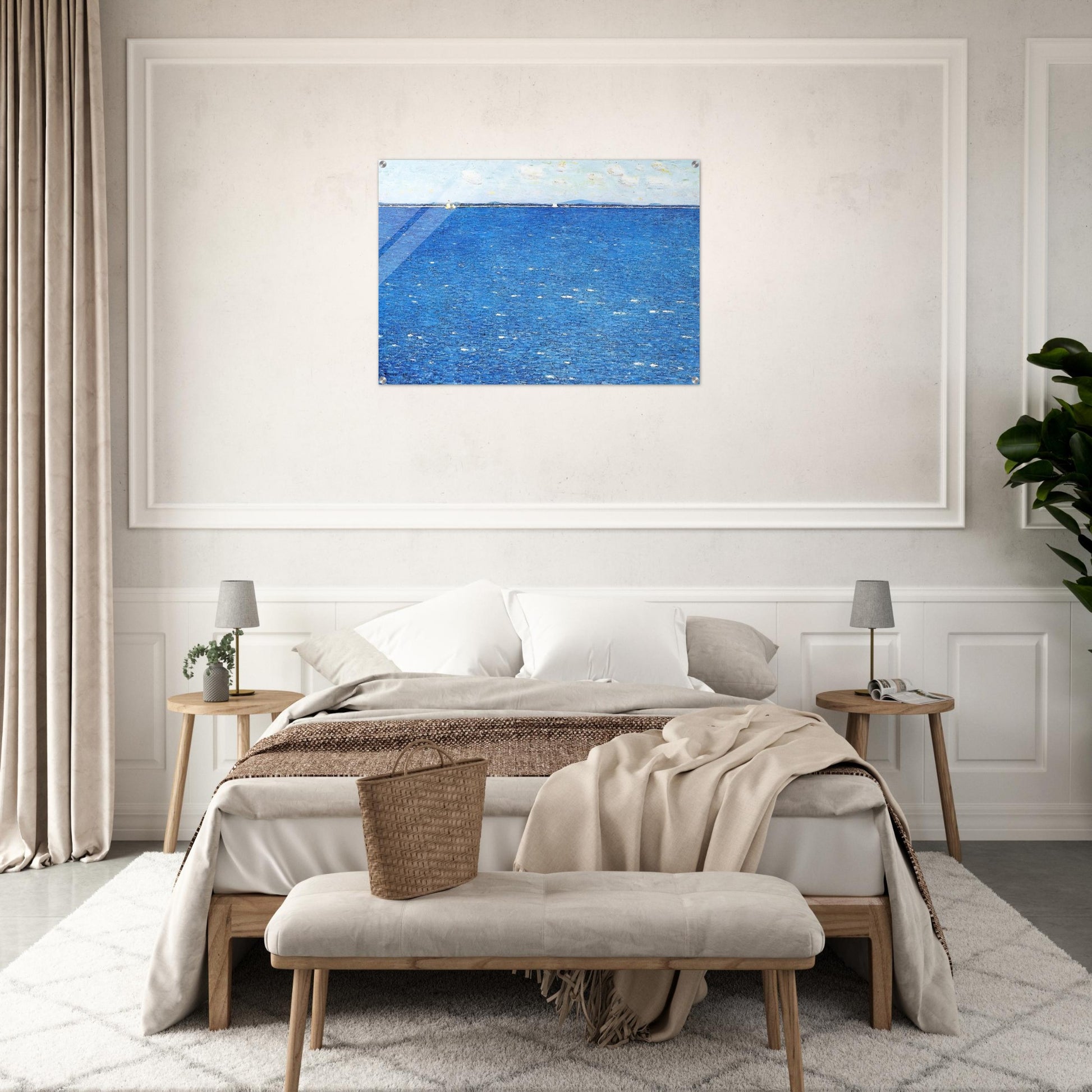 West Wind, Appledore - Childe Hassam Acrylic Print - 70x100 cm / 28x40″ inches | Childe Hassam Wall Art | Childe Hassam Prints