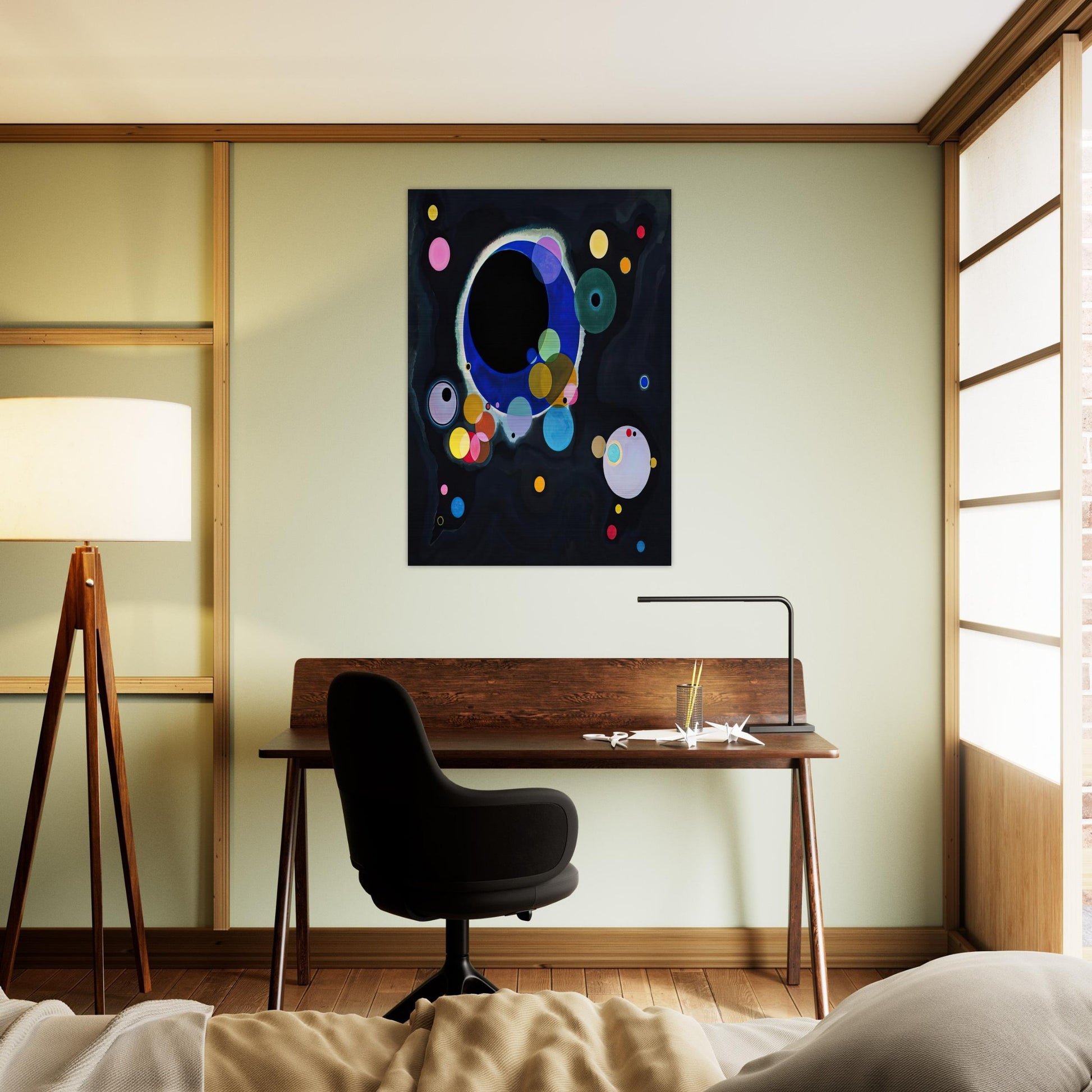 SEVERAL CIRCLES 1926 - Wassily Kandinsky Brushed Aluminum Print - 70x100 cm / 28x40 inches | Wassily Kandinsky Aluminum Print | Wassily Kandinsky Prints