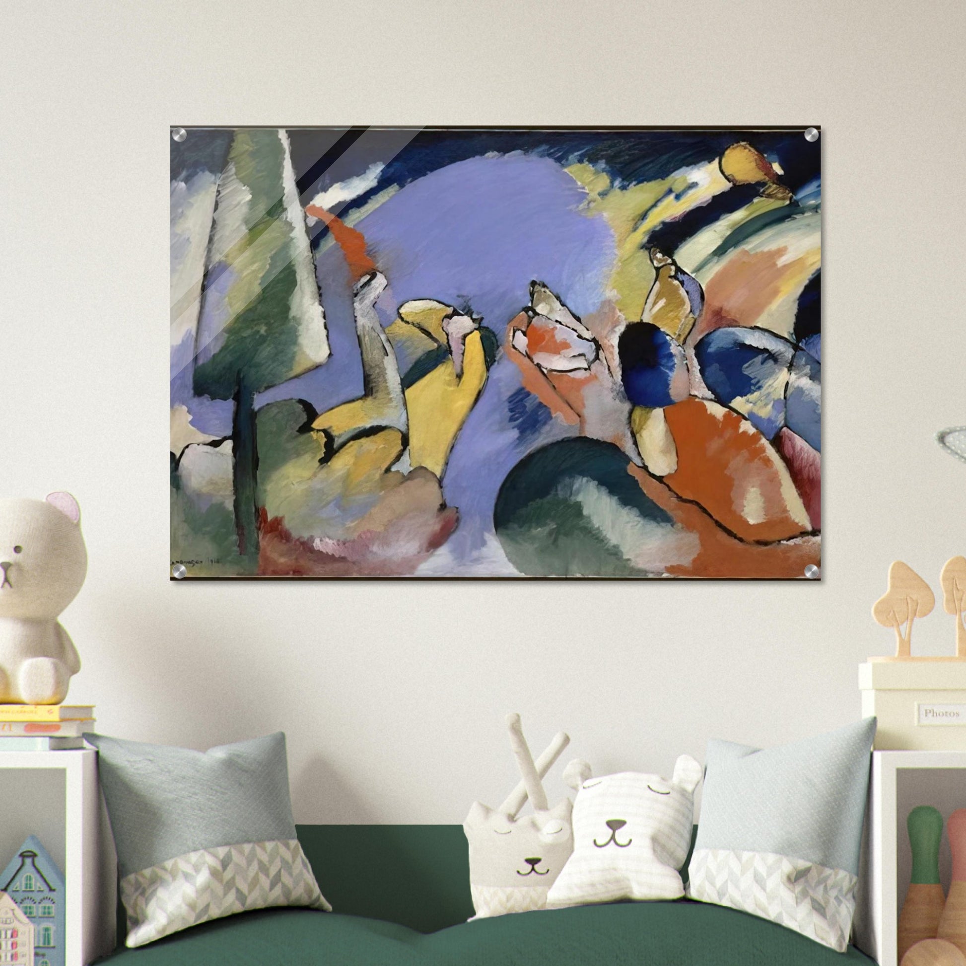 IMPROVISATION XIV 1910 - Wassily Kandinsky Acrylic Print - 70x100 cm / 28x40″ inches