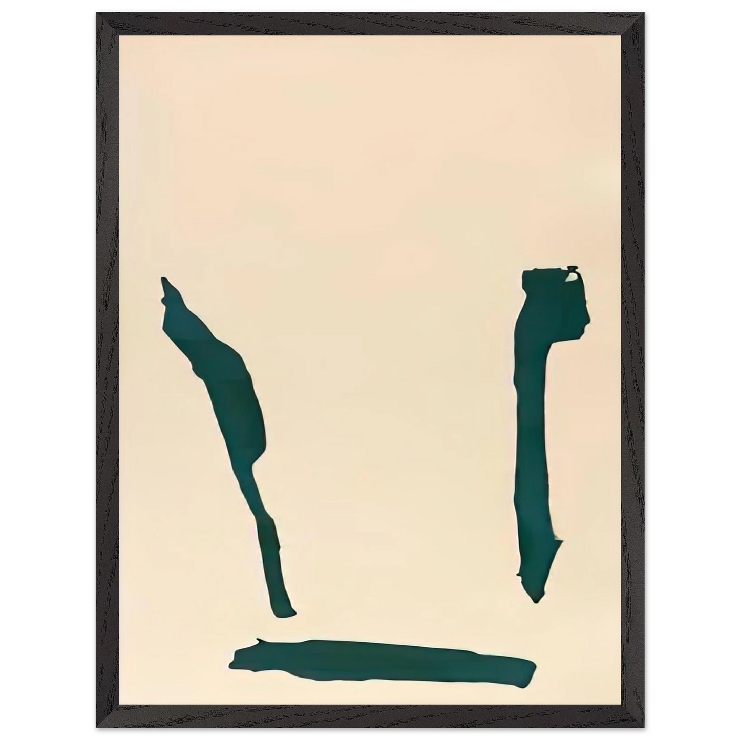 Helen Frankenthaler - Cloister, 1969- Wall Art - 30x40 cm / 12x16 inches - Premium Wooden Framed Poster With Fine Art Paper-canvas - Black frame