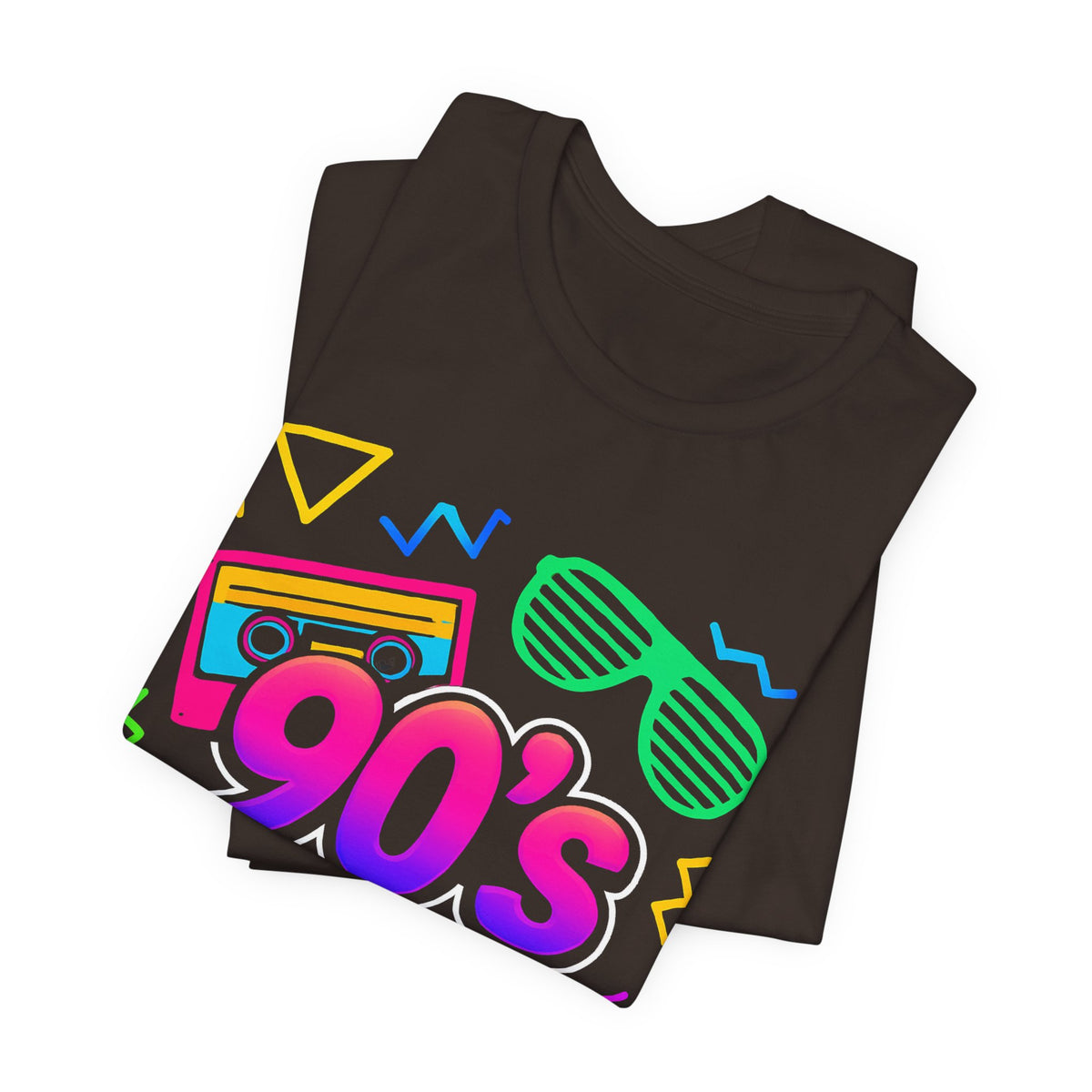 Oldschool-Musik der 90er – Arcade-Vibes. Klassischer 90er-Jahre-Vintage-Look. Retro-T-Shirt „I Heart The Nineties“ aus den 90ern.