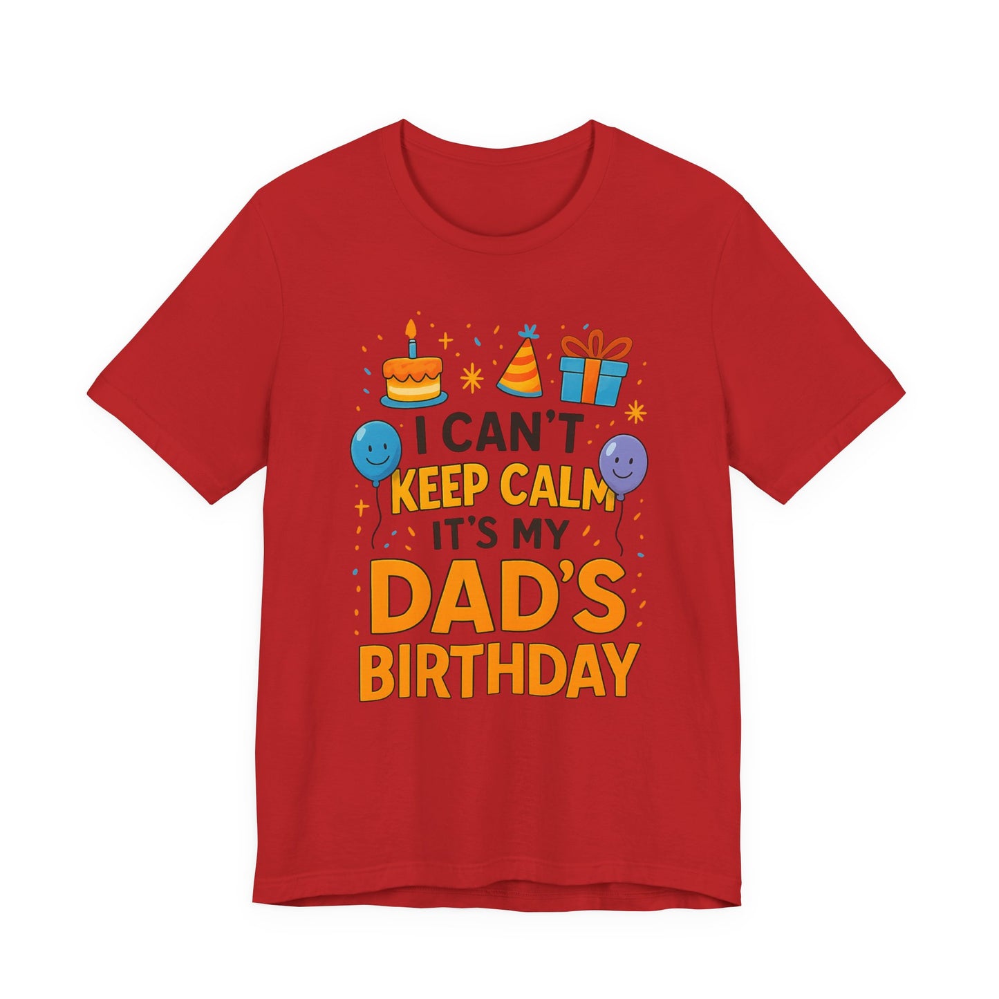 Geburtstagsgeschenk für Papa: Ich kann nicht ruhig bleiben, es ist Papas Geburtstag! Alles Gute zum Geburtstag, Papa!