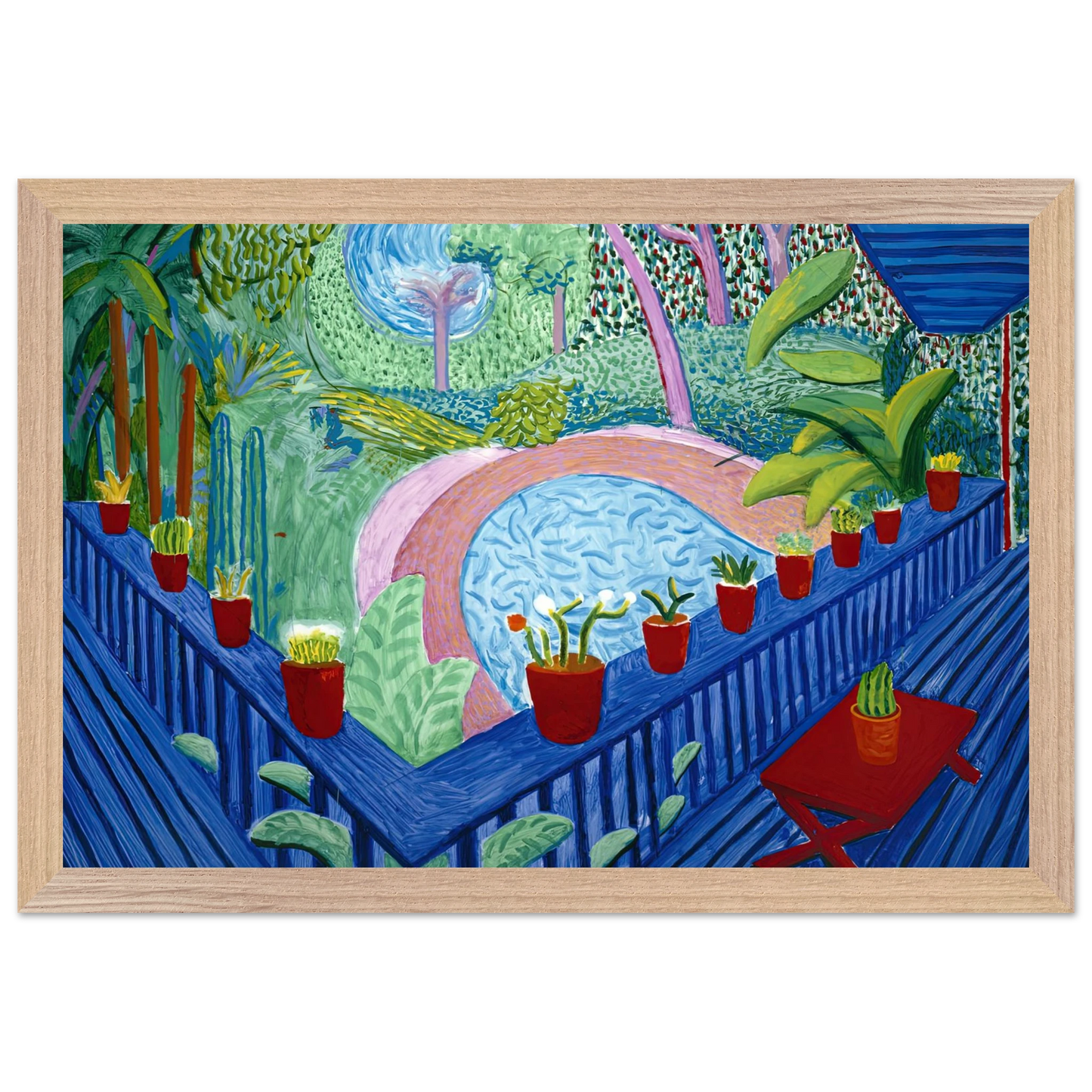 David Hockney - David Hockney Wall art - 40x50 cm / 16x20 inches - Fine Art Poster-canvas - -