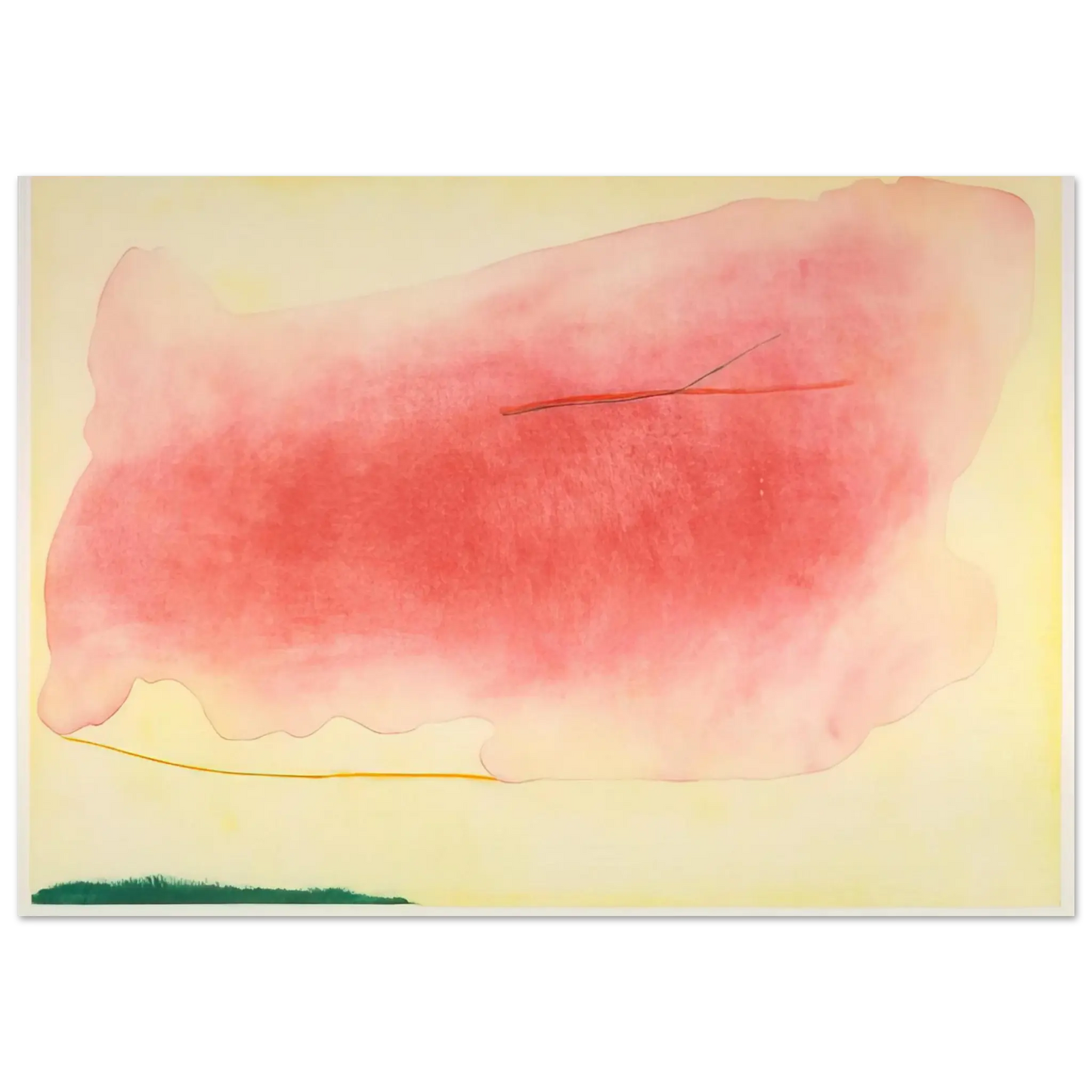 Helen Frankenthaler - Nepenthe - 1972 Wall art - 13x18 cm / 5x7 Inches - Fine Art Poster - -