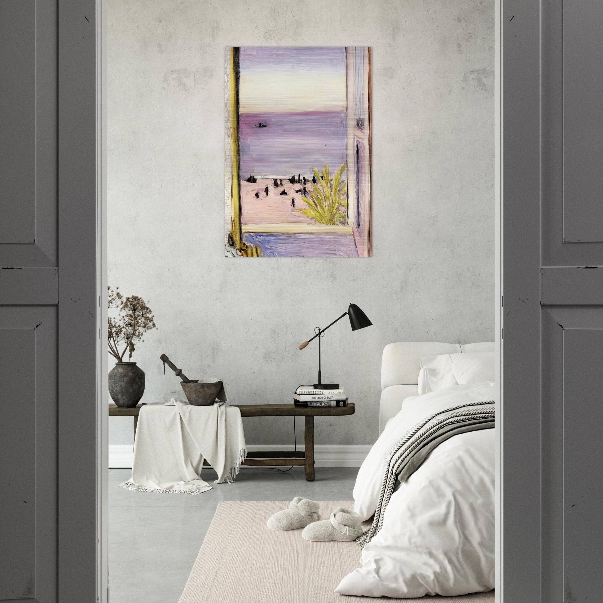 THE OPEN WINDOW 1921 - Henri Matisse Brushed Aluminum Print - 70x100 cm / 28x40 inches | Henri Matisse Aluminum Print | Henri Matisse Prints