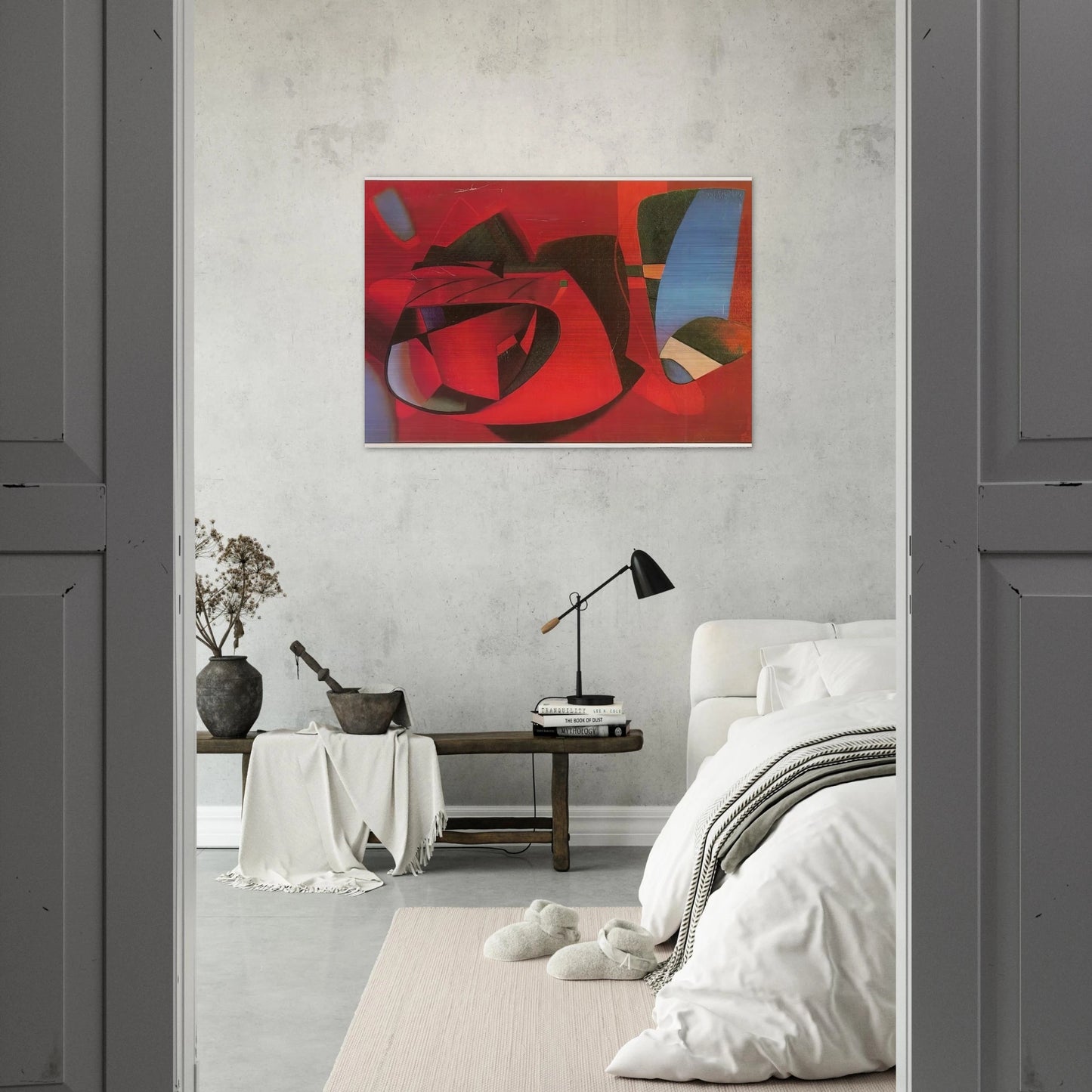 Composition - 1937 - John Ferren Brushed Aluminum Print - 70x100 cm / 28x40 inches | John Ferren Aluminum Print | John Ferren Prints