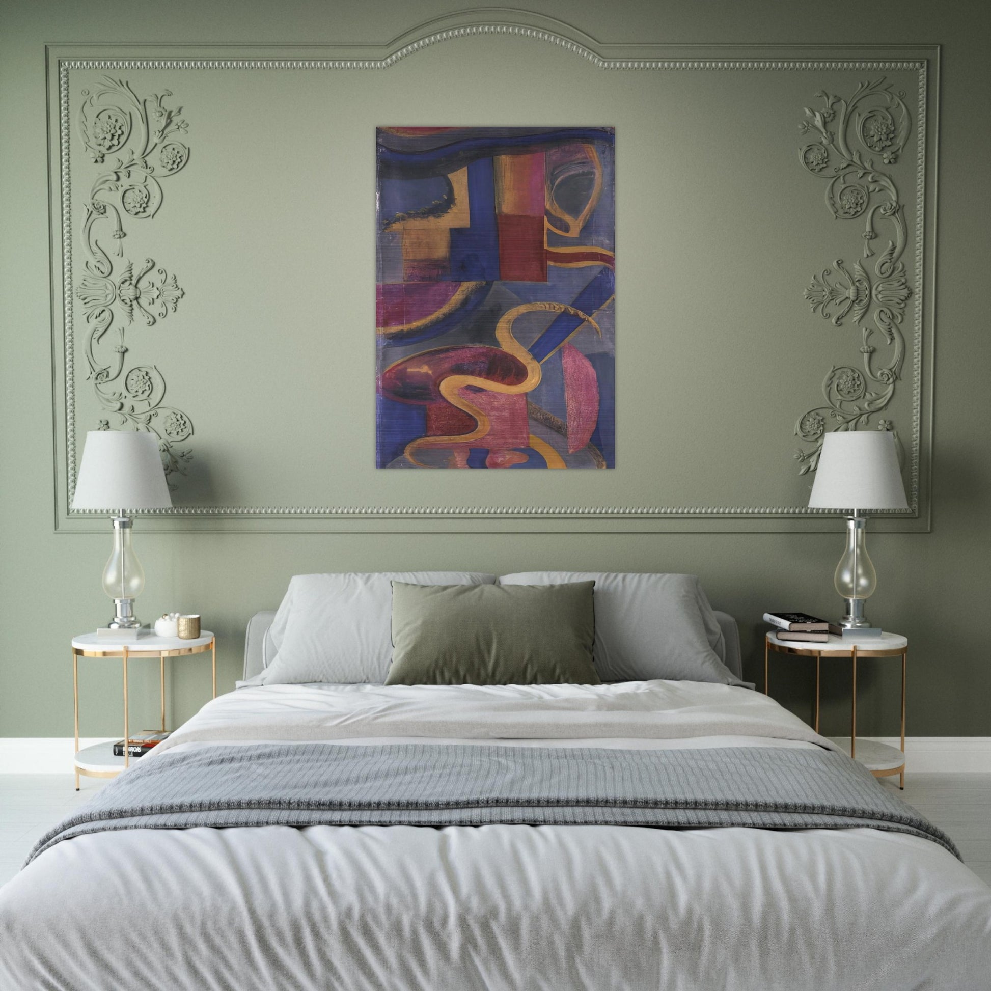 Composizione Dada - Abstract Art - Julius Evola Brushed Aluminum Print - 70x100 cm / 28x40 inches | Julius Evola Aluminum Print | Julius Evola Prints