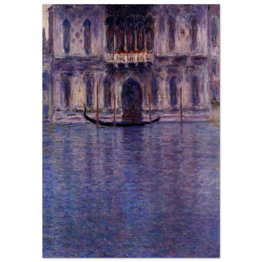 Palazzo Contarini 2 - claude monet Brushed Aluminum Print - 70x100 cm / 28x40 inches | claude monet Aluminum Print | claude monet Prints