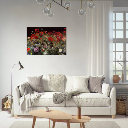Poppies - John Singer Sargent Brushed Aluminum Print - 70x100 cm / 28x40 inches | John Singer Sargent Aluminum Print | John Singer Sargent Prints