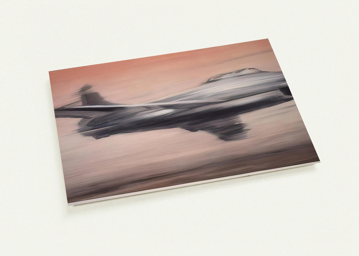 JET FIGHTER 1963 By Gerhard Richter Pack of 10 Post Cards | Gerhard Richter Post Cards | A6 (10.5 x 14.8 cm) - 4.1 x 5.8 inches