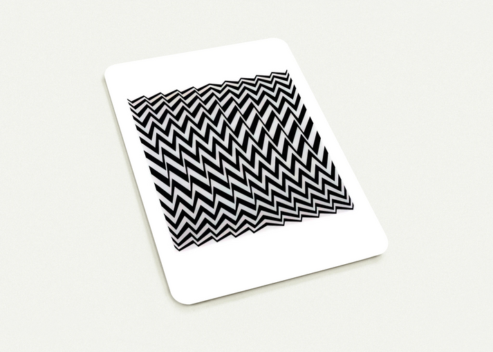 FRAGMENT 3 1965 By Bridget Riley Pack of 10 Post Cards | Bridget Riley Post Cards | A6 (10.5 x 14.8 cm) - 4.1 x 5.8 inches