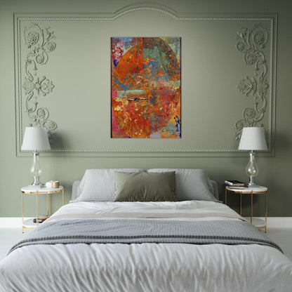 Baptistry - Sam Gilliam Brushed Aluminum Print - 70x100 cm / 28x40 inches | Sam Gilliam Aluminum Print | Sam Gilliam Prints