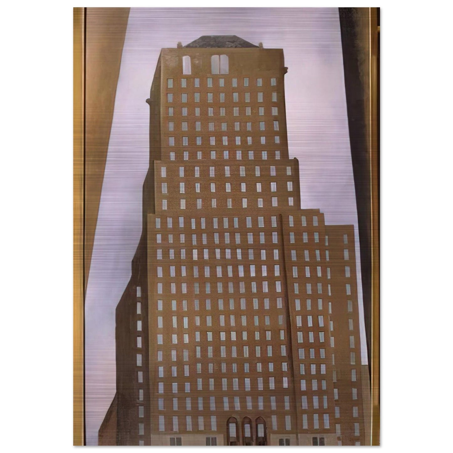 Shelton Hotel New York No. 1 - Georgia O'Keeffe Brushed Aluminum Print - 70x100 cm / 28x40 inches | Georgia O'Keeffe Aluminum Print | Georgia O'Keeffe Prints