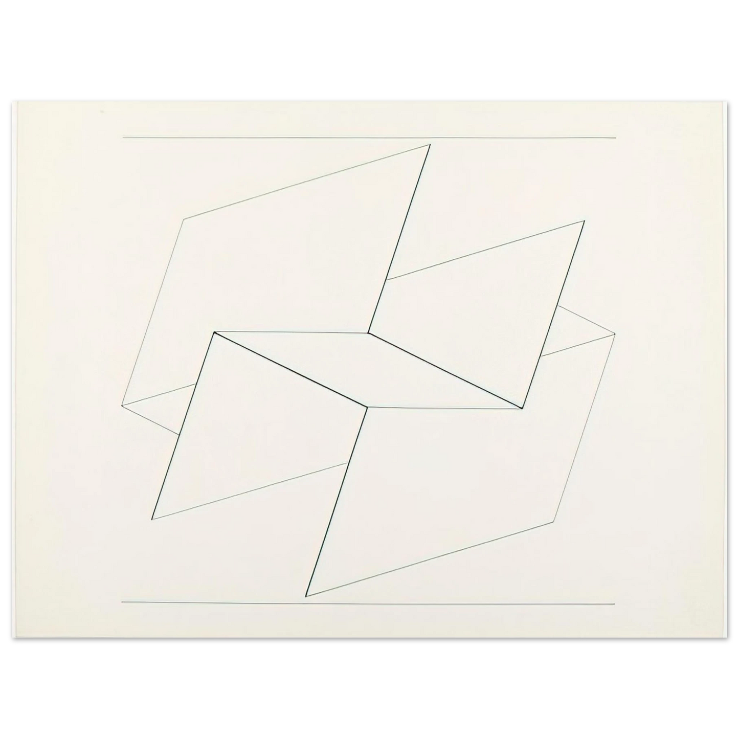 Josef Albers - STRUCTURAL CONSTELLATION VI 1960  75x100 cm / 30x40inches Fine Art Poster
