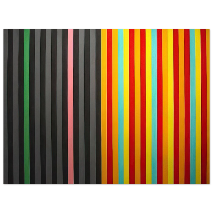 Gene Davis - Hot Susan - 1965  75x100 cm / 30x40inches Fine Art Poster