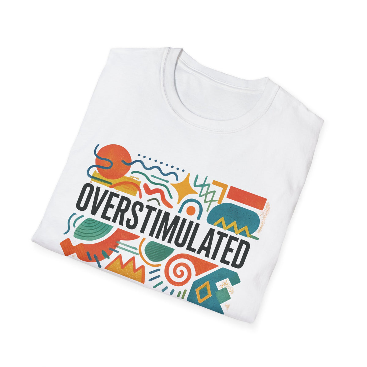 Überreiztes T-Shirt für Mama | Lustiges müdes Mama-Shirt | Weirdcore-Kleidung | Gen-Z-Humor-T-Shirt | Erschöpftes, aber ästhetisches T-Shirt