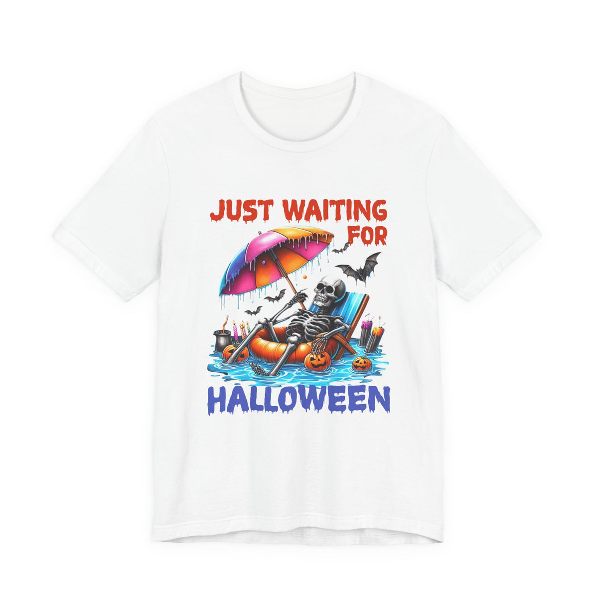 Gruseliges Sommerskelett wartet nur noch auf Halloween