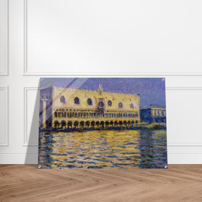 The Palazzo Ducale 2 - claude monet Acrylic Print - 70x100 cm / 28x40″ inches