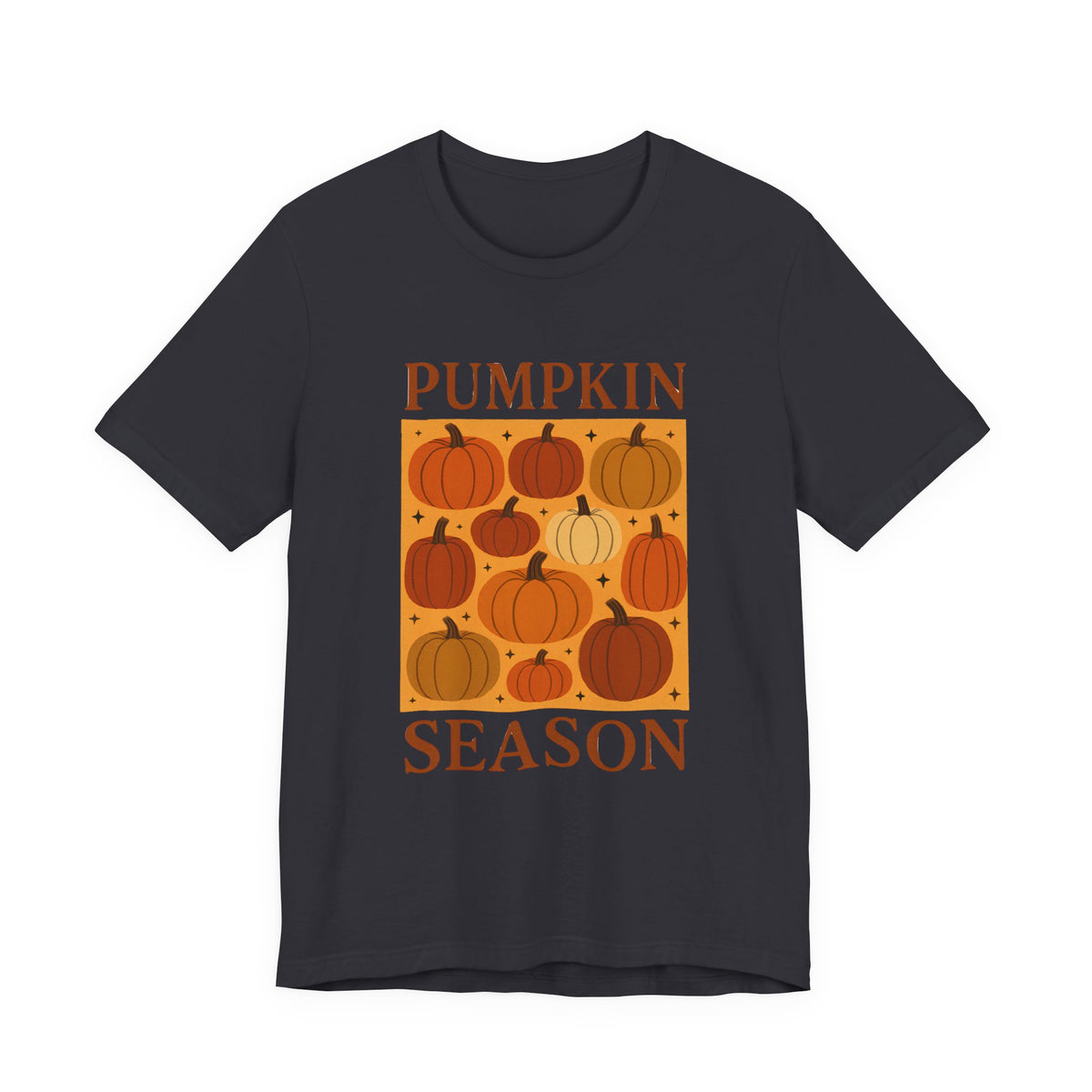T-Shirt „Kürbiszeit“ für Damen im Boho-Stil