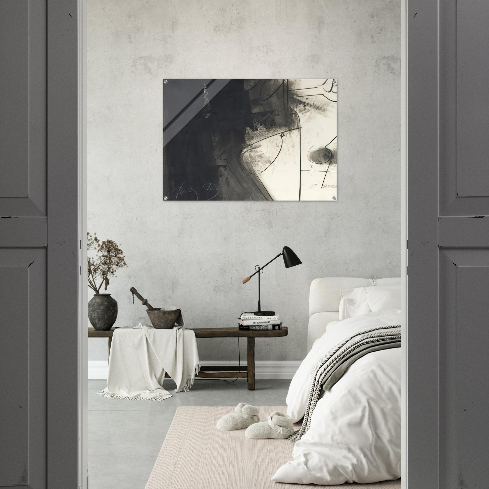 Untitled - 1963 - Hassel Smith Acrylic Print - 70x100 cm / 28x40″ inches