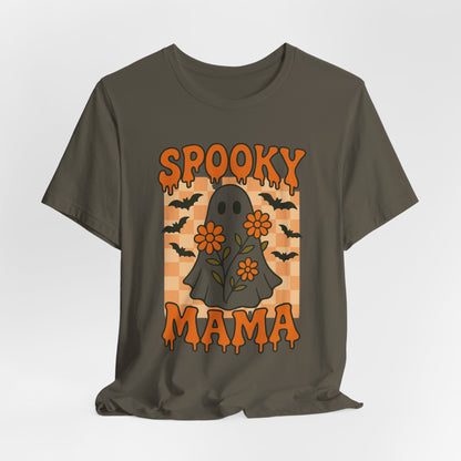 Gruselige Mama, grooviger Vintage-Geist, Halloween, gruselige Mutter