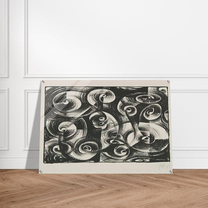 Linienrhythmus - 1919 - Johannes Itten Acrylic Print - 70x100 cm / 28x40″ inches | Johannes Itten Wall Art | Johannes Itten Prints