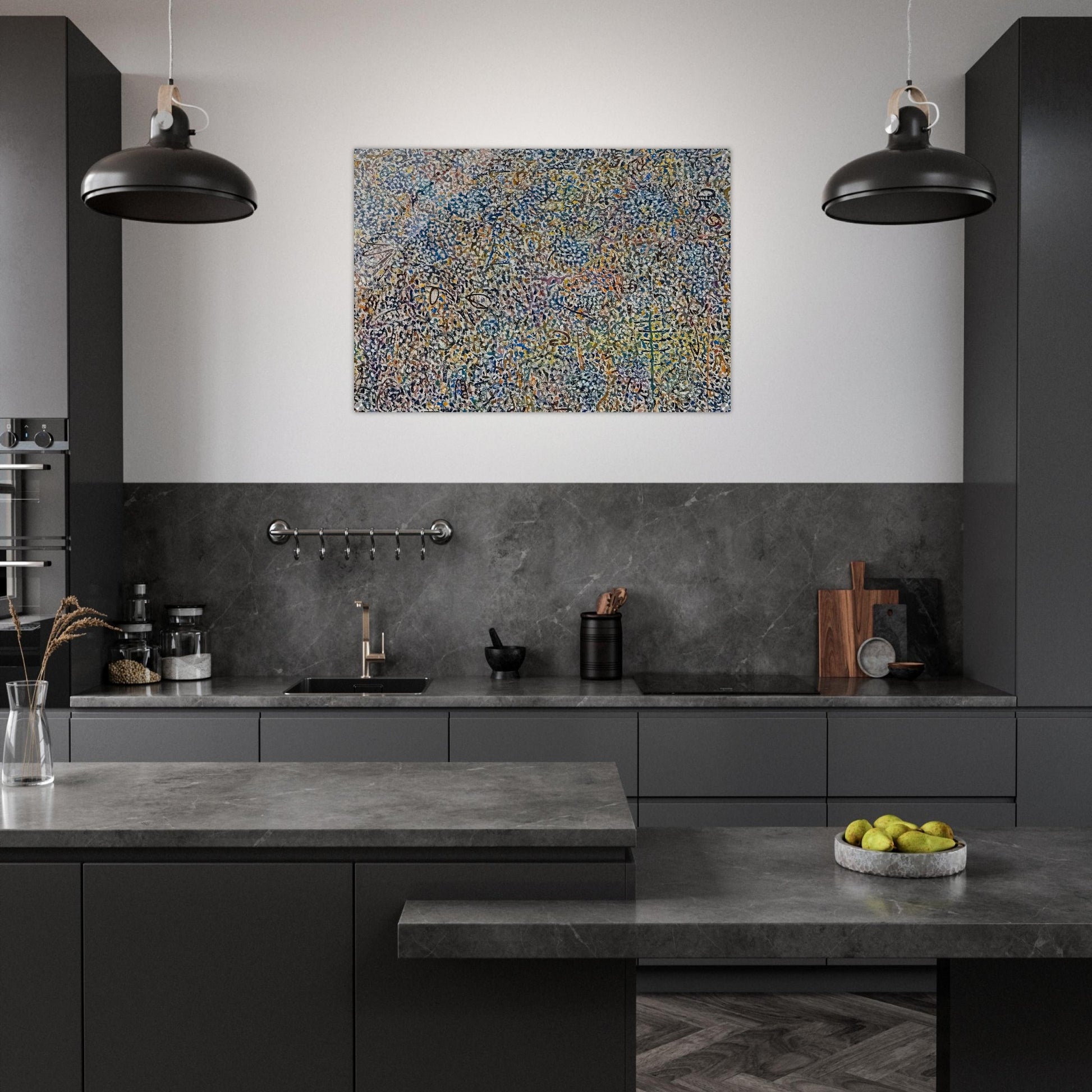 Presence Amaranth Garden - 1974 - Richard Pousette-Dart Acrylic Print - 70x100 cm / 28x40″ inches