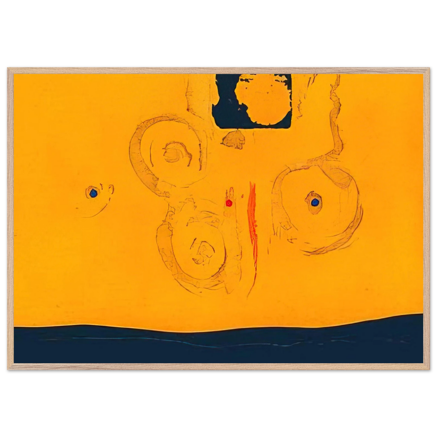 Helen Frankenthaler - Plaza Real - 1988 Wall art - 15x20 cm / 6x8 inches - Fine Art Poster-canvas - -