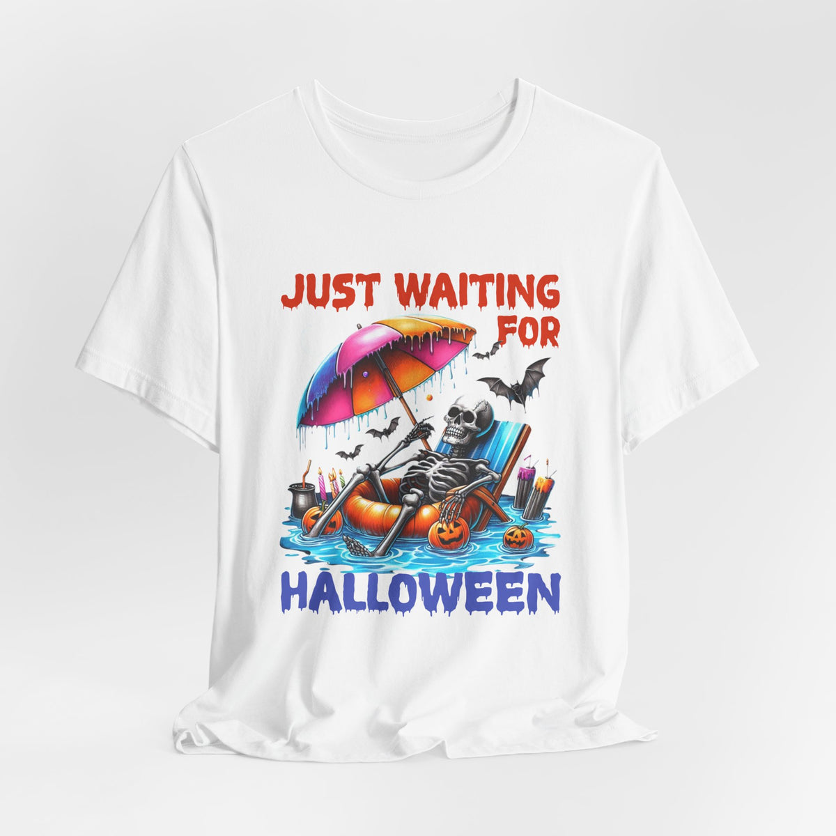 Gruseliges Sommerskelett wartet nur noch auf Halloween