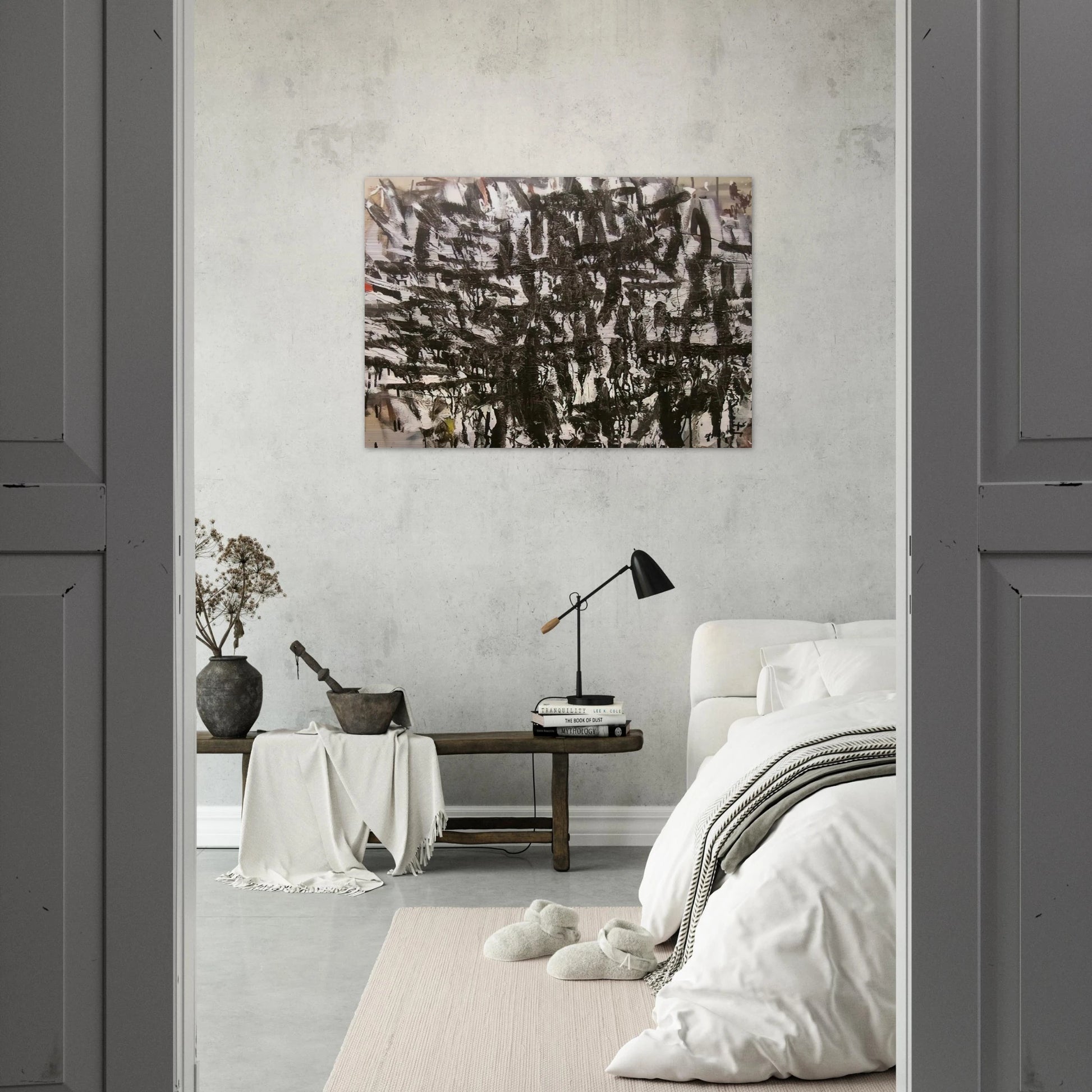 Listen - 2005 - Robert Goodnough Brushed Aluminum Print - 70x100 cm / 28x40 inches | Robert Goodnough Aluminum Print | Robert Goodnough Prints
