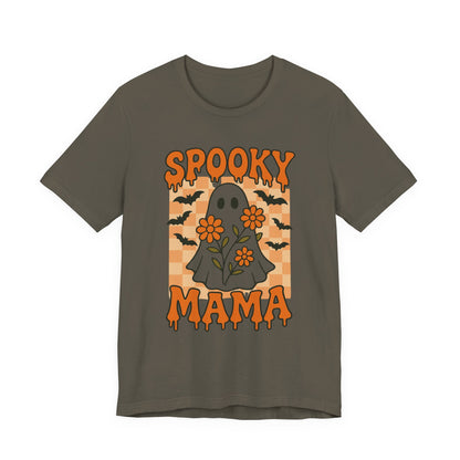 Gruselige Mama, grooviger Vintage-Geist, Halloween, gruselige Mutter