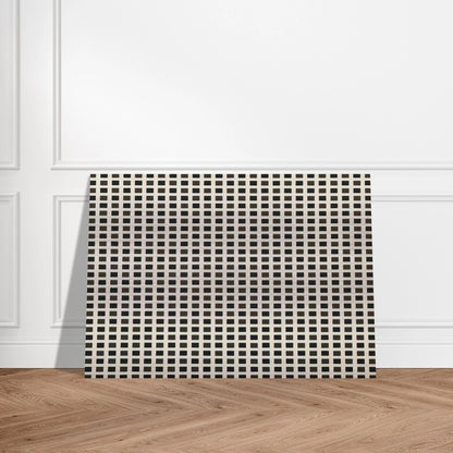 Répartition régulière de carrés - 1971 - Francois Morellet Brushed Aluminum Print - 70x100 cm / 28x40 inches | Francois Morellet Aluminum Print | Francois Morellet Prints