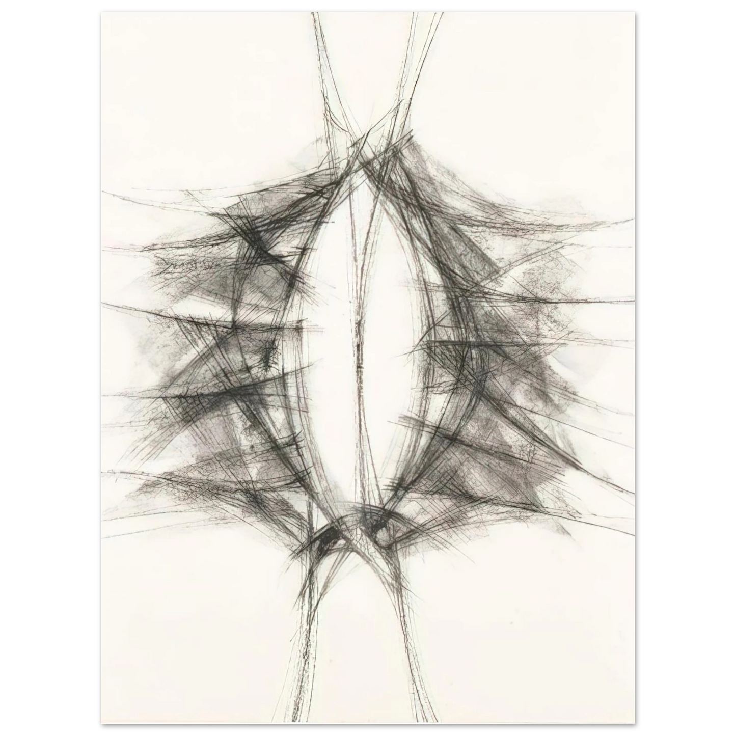 Manuel Rivera - Untitled - Art Informel  75x100 cm / 30x40inches Fine Art Poster