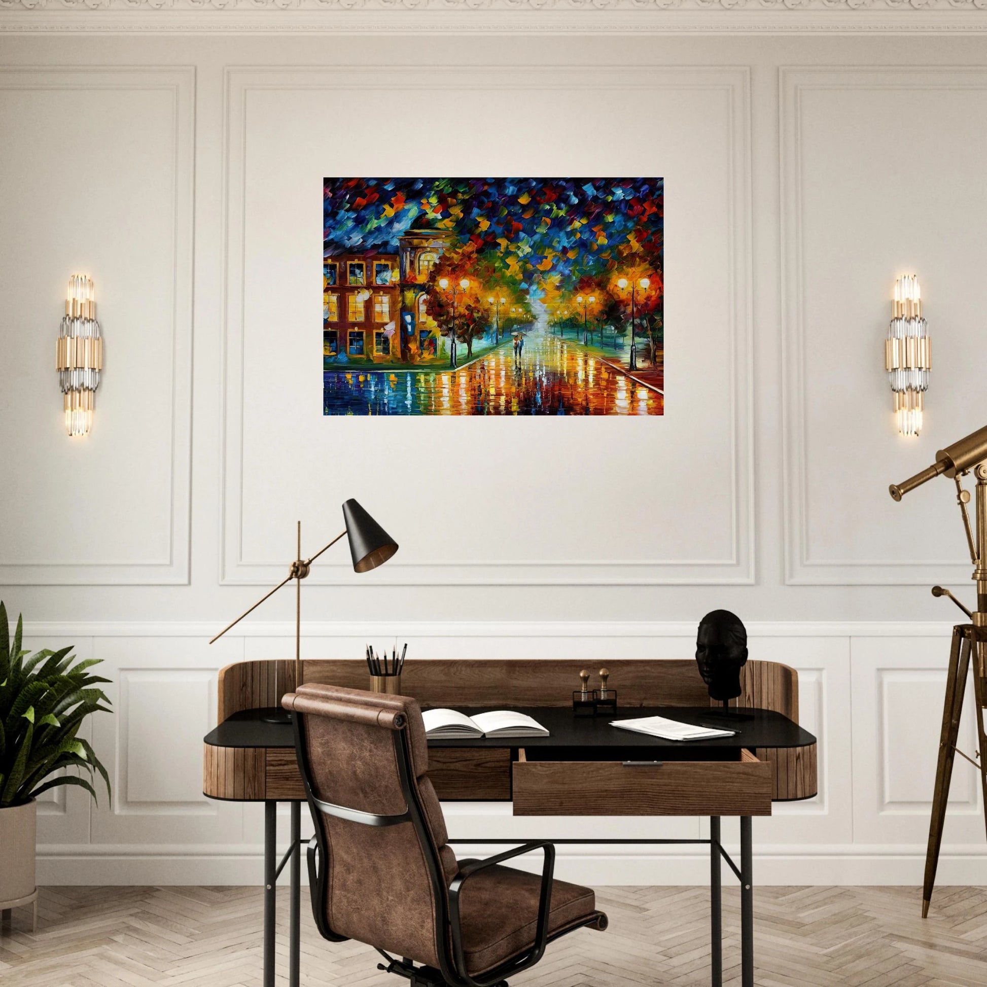 Leonid Afremov - Leonid Afremov Brushed Aluminum Print - 70x100 cm / 28x40 inches | Leonid Afremov Aluminum Print | Leonid Afremov Prints