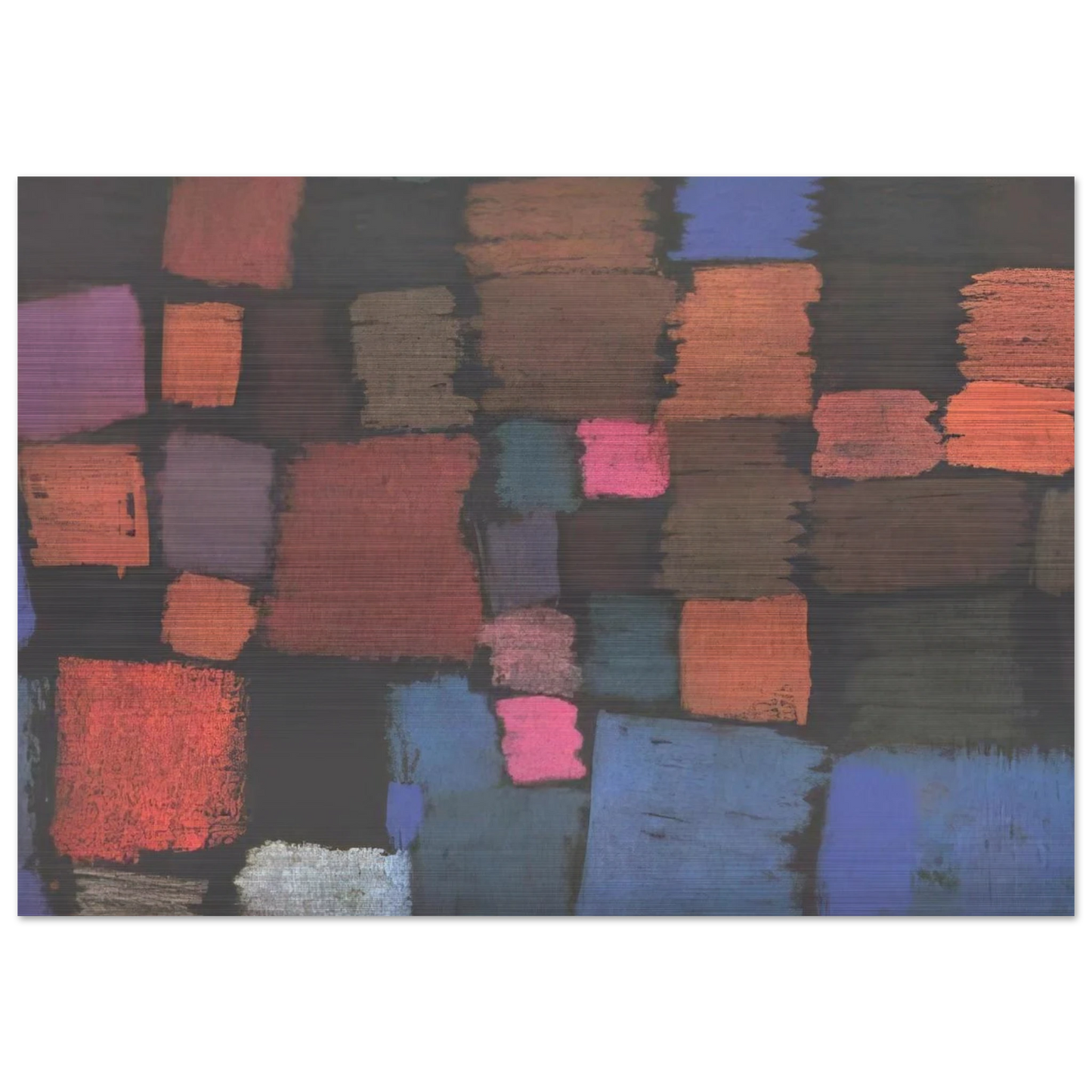 COMING TO BLOOM 1934 - Paul Klee Brushed Aluminum Print - 70x100 cm / 28x40 inches | Paul Klee Aluminum Print | Paul Klee Prints