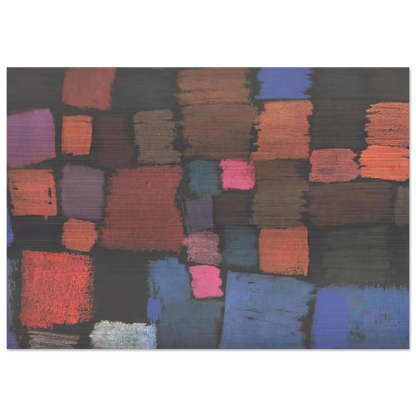 COMING TO BLOOM 1934 - Paul Klee Brushed Aluminum Print - 70x100 cm / 28x40 inches | Paul Klee Aluminum Print | Paul Klee Prints