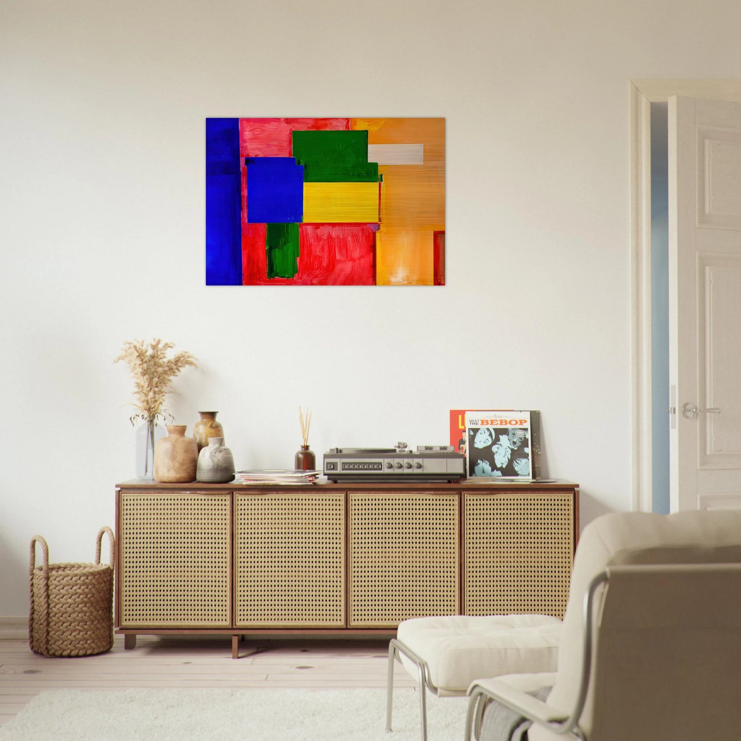 To Miz - Pax Vobiscum - Hans Hofmann Brushed Aluminum Print - 70x100 cm / 28x40 inches | Hans Hofmann Aluminum Print | Hans Hofmann Prints