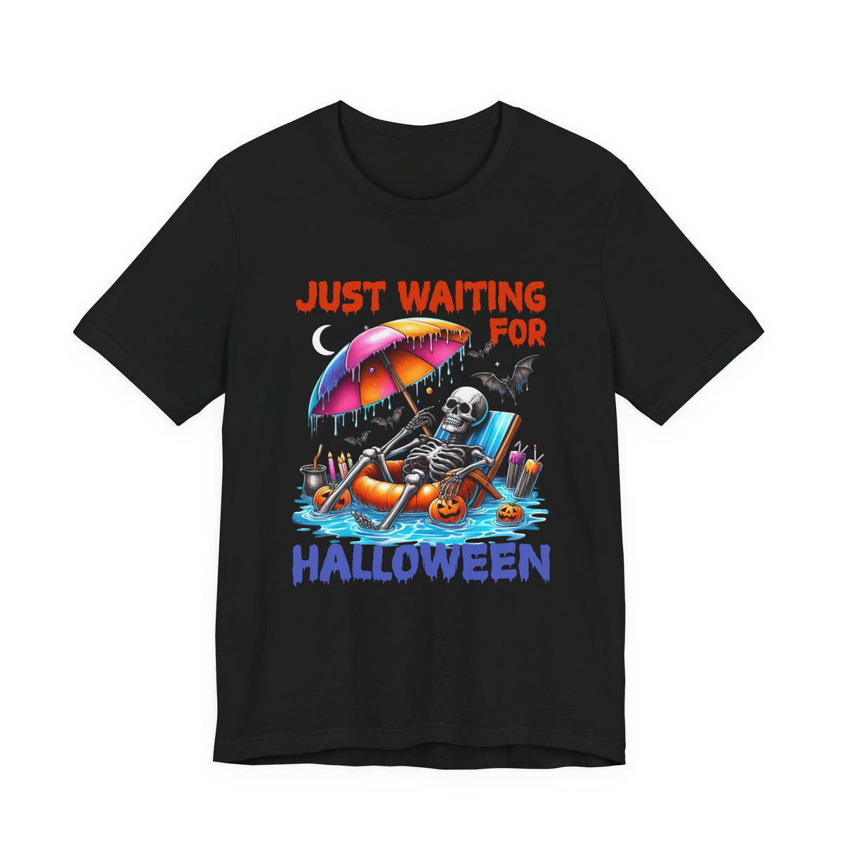 Gruseliges Sommerskelett wartet nur noch auf Halloween