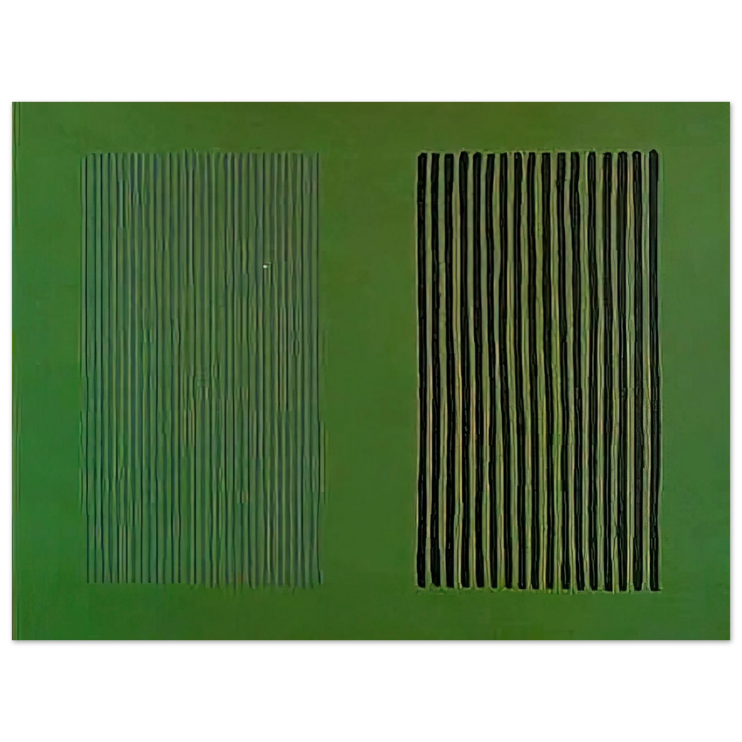 Gene Davis - Green Giant - 1980  75x100 cm / 30x40inches Fine Art Poster