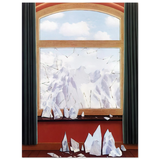 Rene Magritte - THE DOMAIN OF ARNHEIM 1949  75x100 cm / 30x40inches Fine Art Poster