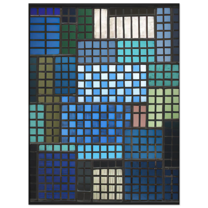 Josef Albers - PARK 1924  75x100 cm / 30x40inches Fine Art Poster