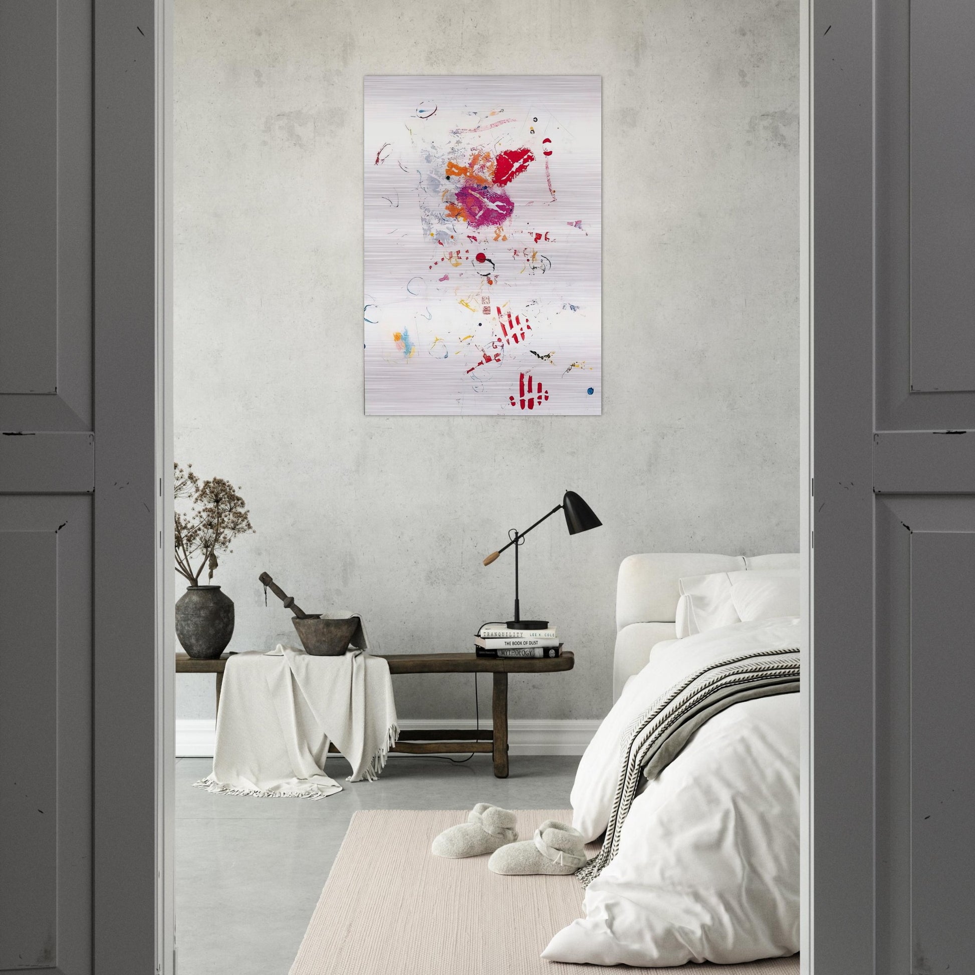 UNTITLED 1 - Alighiero Boetti Brushed Aluminum Print - 70x100 cm / 28x40 inches | Alighiero Boetti Aluminum Print | Alighiero Boetti Prints