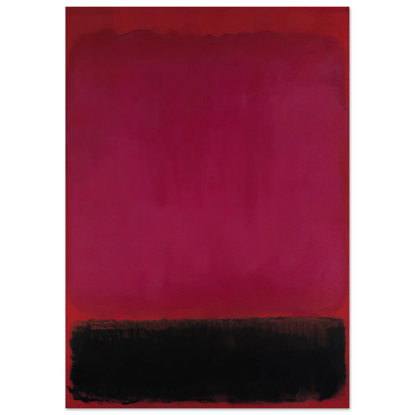 Helen Frankenthaler - Untitled - 1967 Wall art - 20x25 cm / 8x10 inches - Premium Wooden Framed Poster With Fine Art Paper-canvas - Wood frame