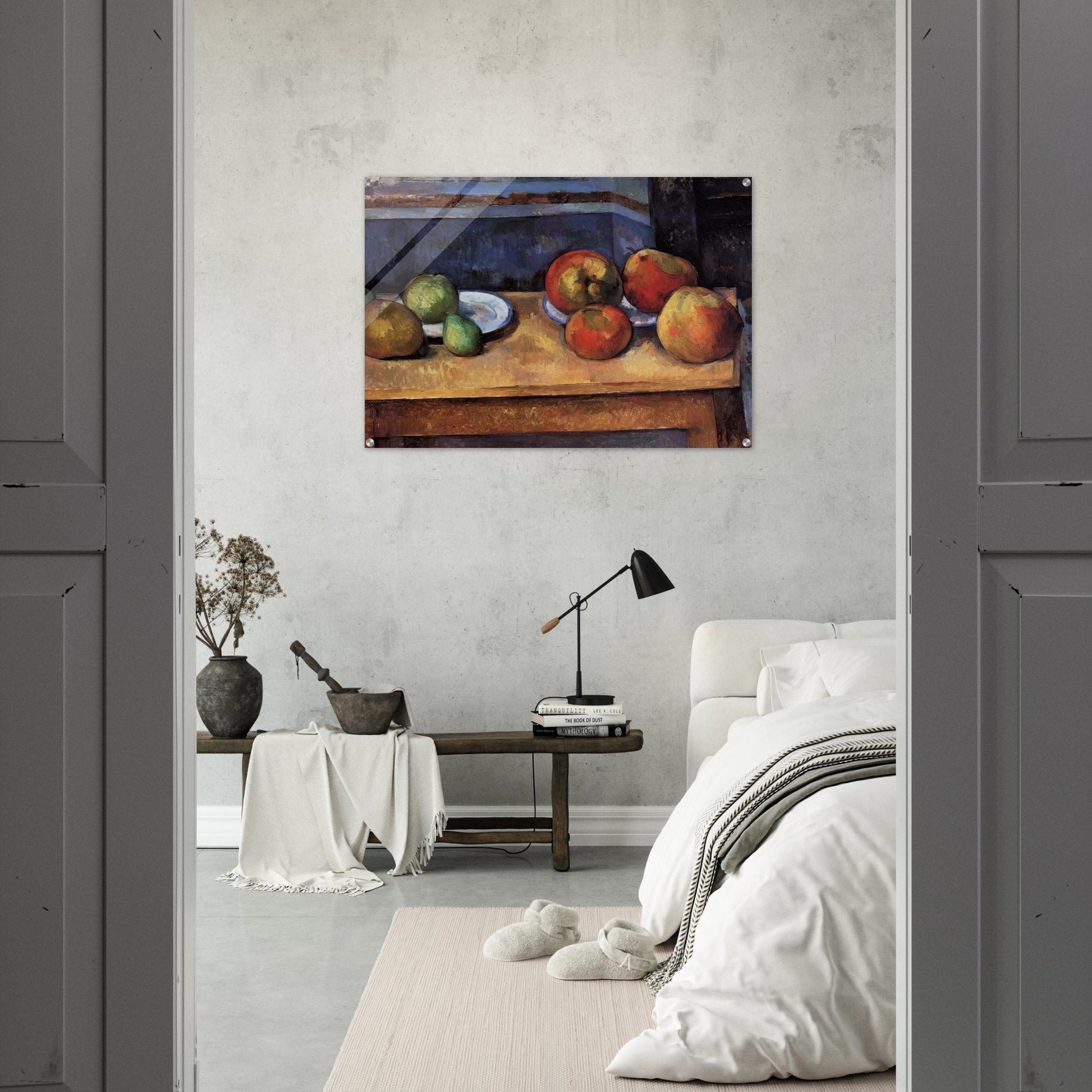 Still Life Apples and Pears - Paul Cézanne Acrylic Print - 70x100 cm / 28x40″ inches
