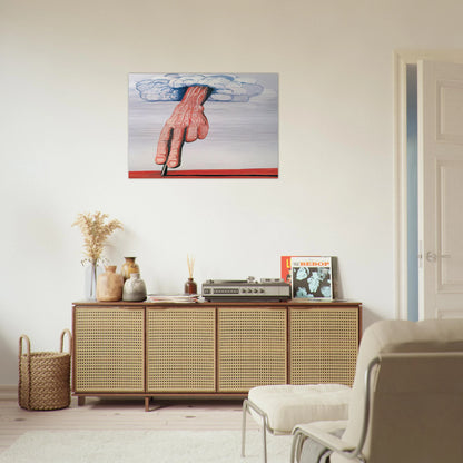 LINE - Philip Guston Brushed Aluminum Print - 70x100 cm / 28x40 inches | Philip Guston Aluminum Print | Philip Guston Prints